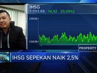Ditutup Menghijau, IHSG Sepekan Naik 2,5%