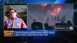 Pascademo UU Ciptaker,Kasus Covid Berpotensi Naik 6 Ribu/hari