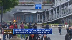 Mahfud MD Akan Proses Hukum Penunggang Demo Tolak UU Ciptaker
