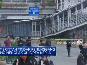 Mahfud MD Akan Proses Hukum Penunggang Demo Tolak UU Ciptaker
