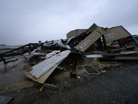 Begini Penampakan Badai Delta Terjang Louisiana AS