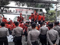 Maju Terus! Buruh Mau Geruduk Istana Tolak UU Cipta Kerja