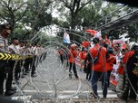 Penampakan Buruh yang Mau Geruduk Istana Tolak Omnibus Law