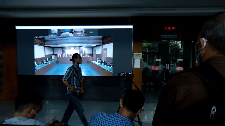 SIdang Lajutan Kasus Jiwasraya (CNBC Indonesia/Tri Susilo)