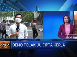 3 Ormas Gelar Unjuk Rasa Tolak UU Ciptaker di Depan Istana