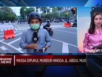 Aksi Berlanjut, Demonstran Tolak UU Ciptaker Dipukul Mundur