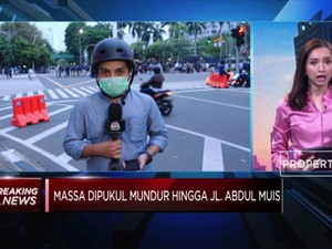 Aksi Berlanjut, Demonstran Tolak UU Ciptaker Dipukul Mundur