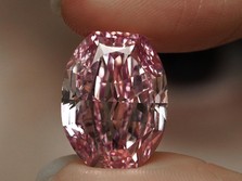 Rekor! Berlian Merah Muda dari Rusia Terjual Rp 372 M!