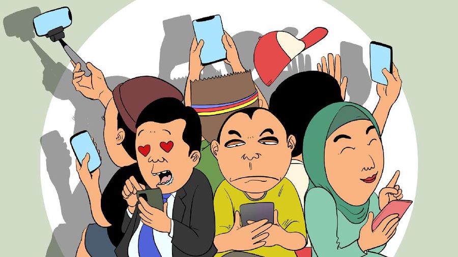Infografis, Sosial Media Terpopuler 2020