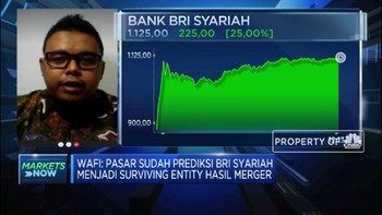 Jadi Surviving Entity Merger Bank Syariah, Saham BRIS Melesat