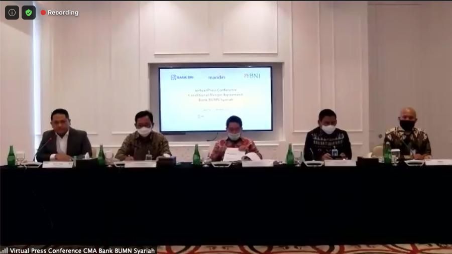 Konferensi Pers CMA Bank BUMN Syariah