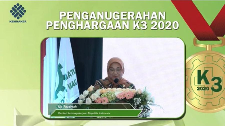 Penganugerahan Penghargaan K3 2020