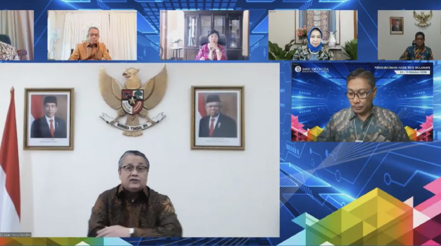 Perry Warjiyo di Rapat Dewan Gubernur (RDG) Bank Indonesia Bulanan - Oktober 2020 (Youtube Bank Indonesia)