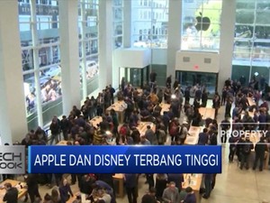 Saham Apple dan Disney Terbang Tinggi Gara-Gara Ini