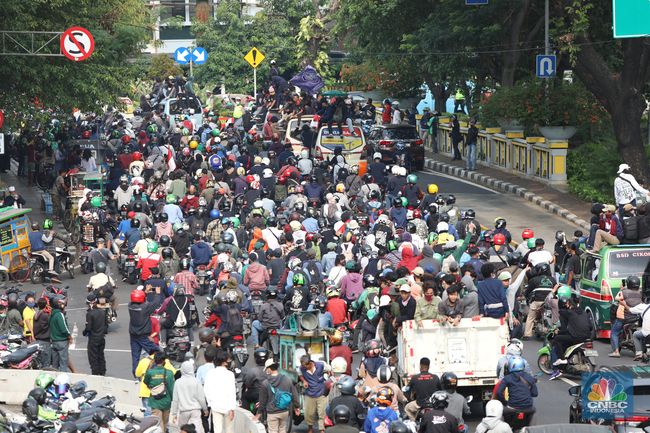 Duh Demo Mulai Rusuh Di Jakarta Pusat Hari Ini