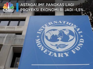 Astaga! IMF Pangkas Lagi Proyeksi Ekonomi RI Jadi -1,5%