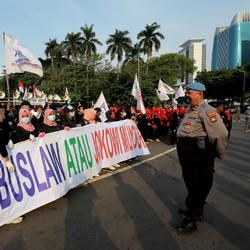 Lanjut, Gerakan Buruh Jakarta Besok Demo Tolak Omnibus Law