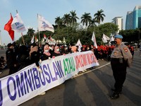 Lanjut, Gerakan Buruh Jakarta Besok Demo Tolak Omnibus Law