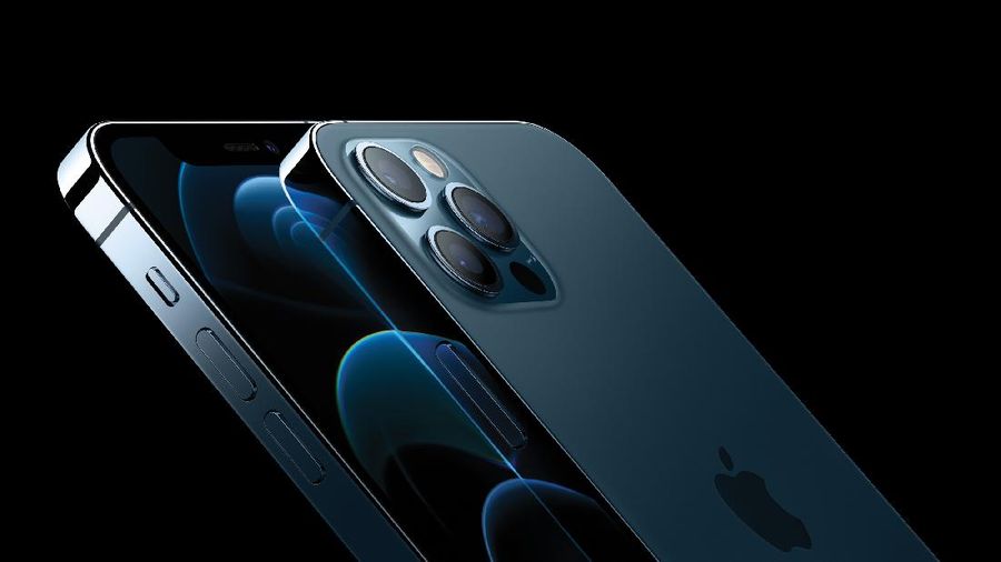 iPhone 12 Pro and iPhone 12 Pro Max feature a new, elevated flat-edge stainless steel design and Ceramic Shield front cover for increased durability. (Photo: Business Wire)