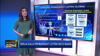 Senja Kala Pembangkit Listrik Batu Bara