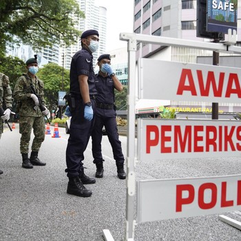 Penampakan Lockdown di Kuala Lumpur Demi Perangi Covid-19