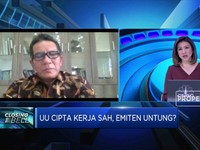 UU Ciptaker Berdampak Baik di Emiten Tambang Hingga Properti