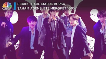 Cckkk...Debut Masuk Bursa, Saham Agensi BTS Meroket 100%