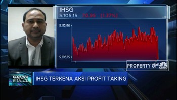 Terkena Profit Taking, IHSG Ditutup Terkoreksi Lebih dari 1%