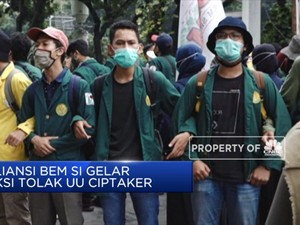 Aliansi BEM SI Kembali Gelar Demo Tolak UU Ciptaker