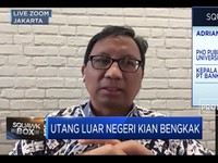 Capai 40% dari PDB, Ekonom: ULN Masuk Lampu Kuning