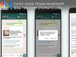 Catat Gaes! Pesan WhatsApp Bisa Terkirim Otomatis Lho