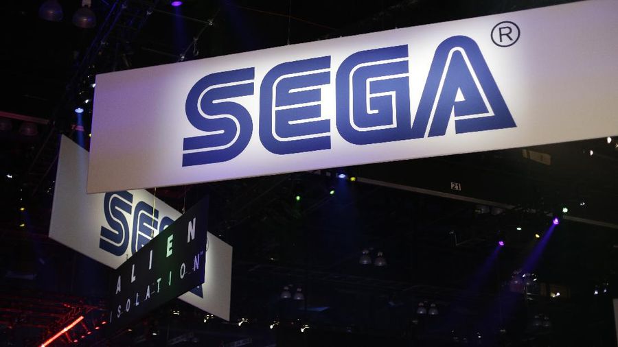 The Sega booth is seen at the Electronic Entertainment Expo on Thursday, June 12, 2014, in Los Angeles. (AP Photo/Jae C. Hong)