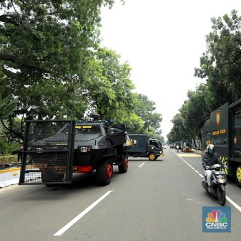 Potret Pengamanan Ketat Kawasan Istana Sambut Demo Mahasiswa