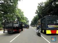 Potret Pengamanan Ketat Kawasan Istana Sambut Demo Mahasiswa
