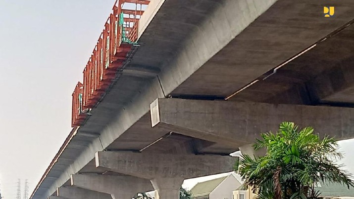 Progres Konstruksi Jalan Tol Layang Dalam Kota Jakarta Ruas Kelapa Gading-Pulo Gebang Capai 71%. (Dok. Kementerian PUPR) Progres Konstruksi Jalan Tol Layang Dalam Kota Jakarta Ruas Kelapa Gading-Pulo Gebang Capai 71%. (Dok. Kementerian PUPR)