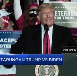 Saling Serang, Duel Trump VS Biden di Televesi AS