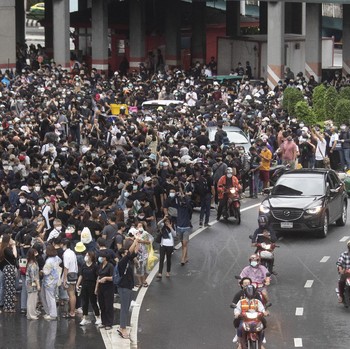 Di Tengah Covid, Intip Demo 4 Hari Berturut-turut di Bangkok