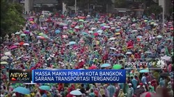 Unjuk Rasa di Bangkok Berlanjut, 20 Stasiun Ditutup