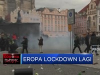 Warga Ceko Tolak Penerapan Lockdown, Bentrok Tak Terhindarkan