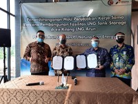 Bangun LNG Storage, PAG & Natuna Eton Energy Tandatangani MoU