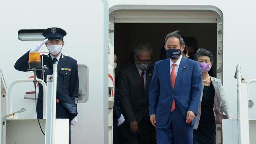 Kedatangan Perdana Menteri (PM) Jepang Yoshihide Suga