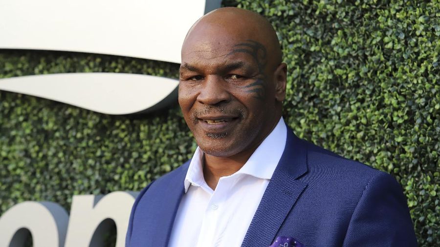 Mike Tyson attends the opening night ceremony of the U.S. Open tennis tournament at the USTA Billie Jean King National Tennis Center on Monday, Aug. 27, 2018, in New York. (Photo by Greg Allen/Invision/AP)