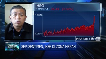 Investor Wait and See, IHSG Ditutup di Zona Merah