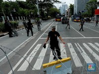 Demo di Jakarta Hari ini, Polisi Tutup Akses ke Istana Jokowi