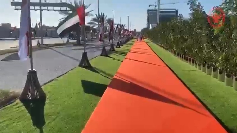 Peresmian Jalan Presiden Joko Widodo di Abu Dhabi (Tangkapan Layar Video Kedubes RI di Abu Dhabi)