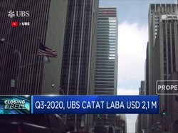 Q3-2020, UBS Catat Laba USD 2,1 M