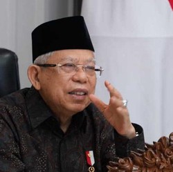 Wapres Maruf Minta Ekonomi Syariah Belajar dari Tanah Abang