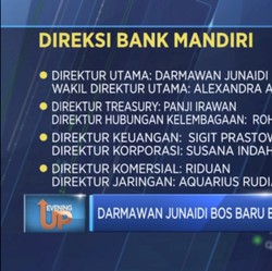 Darmawan Junaidi Nakhoda Baru Bank Mandiri
