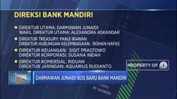 Darmawan Junaidi Nakhoda Baru Bank Mandiri