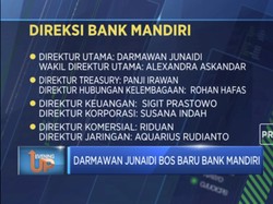 Darmawan Junaidi Nakhoda Baru Bank Mandiri
